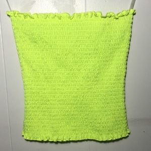 Neon crop top